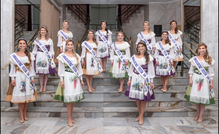 Protagonizando momento histórico da Festa da Uva, soberanas serão conhecidas neste sábado