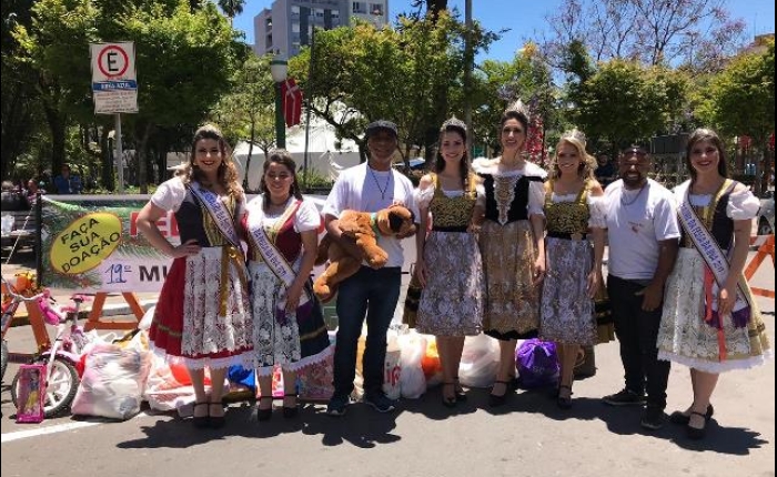 Soberanas e embaixatrizes intensificam  divulgação da Festa da Uva 2019