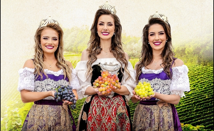 Rainha e Princesas da Festa da Uva 2022 serão conhecidas dia 26 de junho