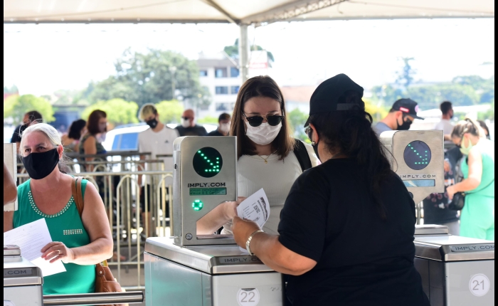 Abertura do parque nesta segunda e terça é antecipada em uma hora