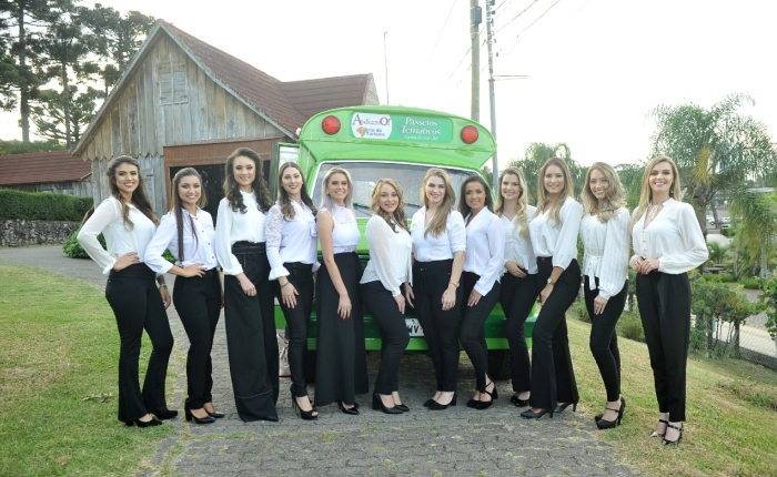 Candidatas gravam vídeos explicativos sobre pontos turísticos de Caxias do Sul