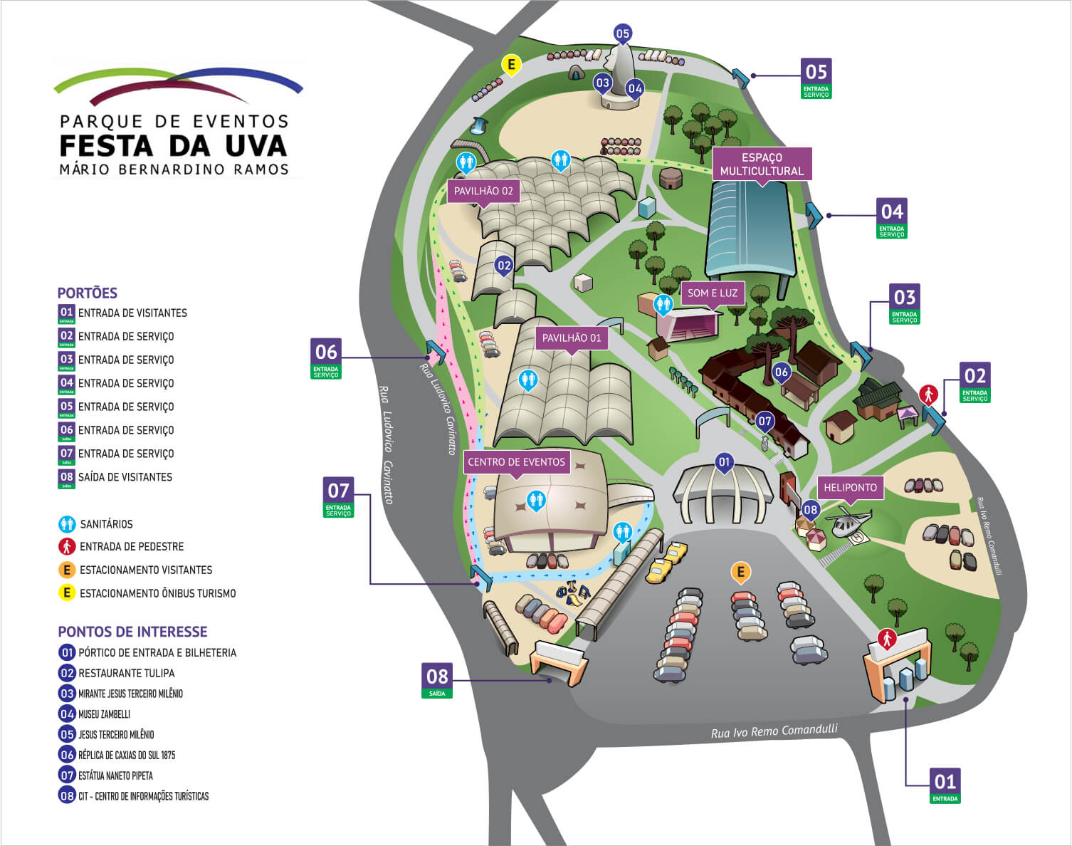 Mapa do parque